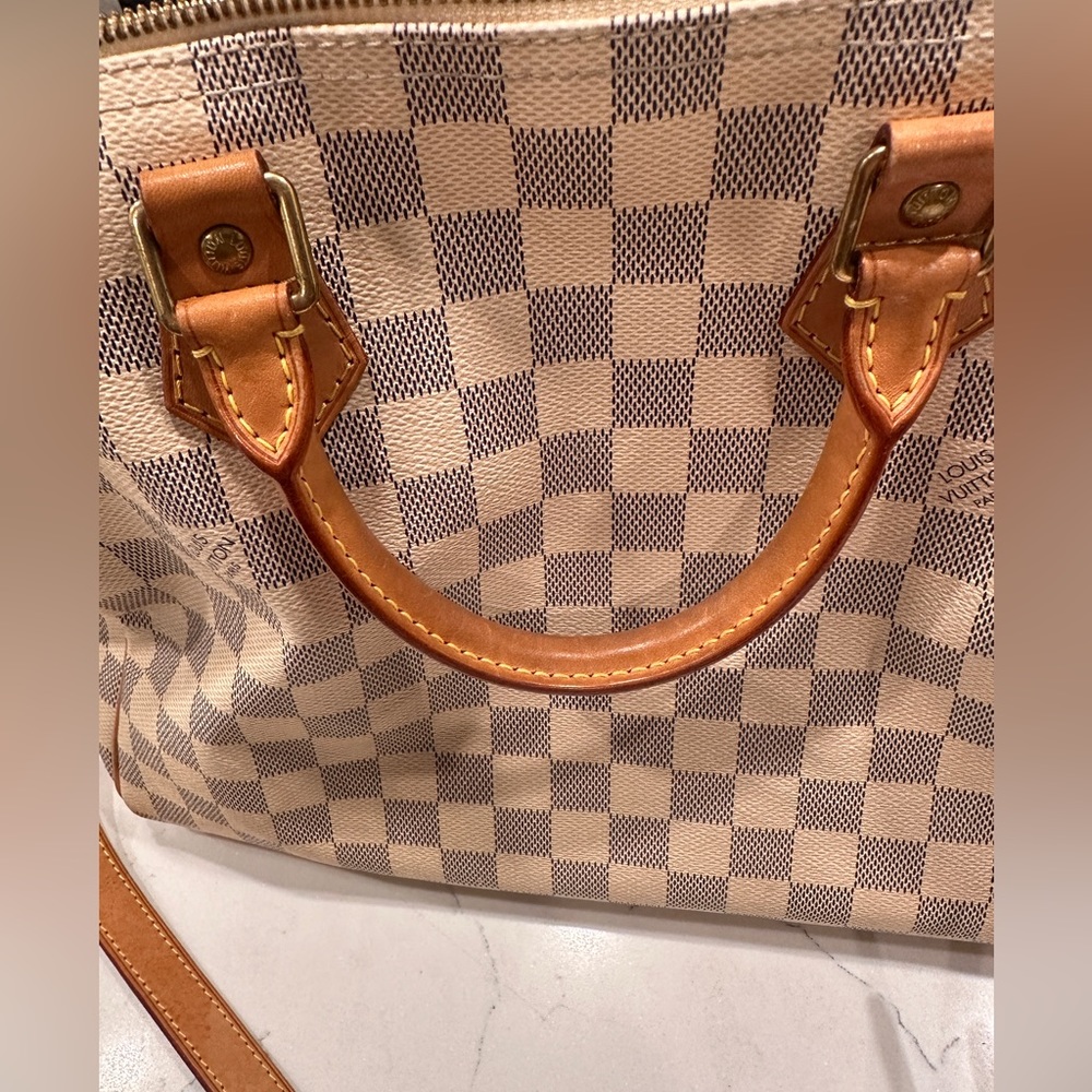 Louis Vuitton Speedy 30 Bandouliere Damier azur - Picture 7 of 11